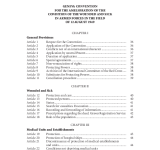 Geneva Convention (I) on Wounded and Sick in Armed Forces in the Field,1949 PDF file screenshot