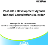 Post-2015 Development Agenda National Consultations in Jordan PDF file screenshot