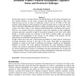 Jordanian Women's Political Participation: Legislative Status and Structural Challenges PDF file screenshot