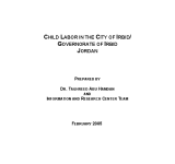 Child Labor (Labour) in the City of Irbid: Jordan PDF file screenshot