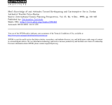 Men's Knowledge of and Attitudes Toward Birthspacing and Contraceptive Use in Jordan PDF file screenshot