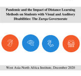 Pandemic and the Impact of Distance Learning Methods on Students with Visual and Auditory Disabilities: The Zarqa Governorate PDF file screenshot