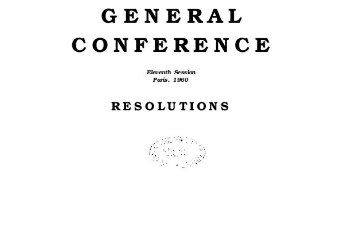 Convention against Discrimination in Education 1960 PDF file screenshot