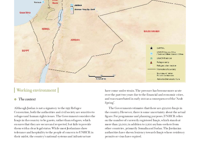 UNHCR Global Appeal 2012-2013 - Jordan PDF file screenshot