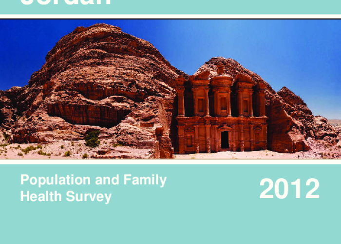Population and Family Health Survey 2012 PDF file screenshot