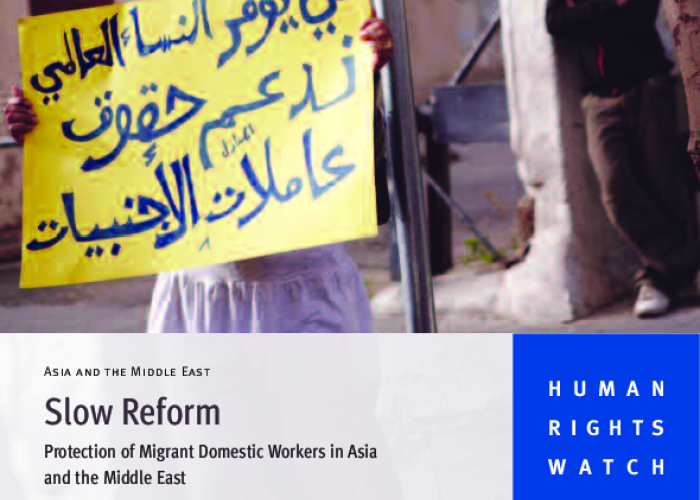 Slow Reform: Protection of Migrant Domestic Workers in Asia and the Middle East PDF file screenshot