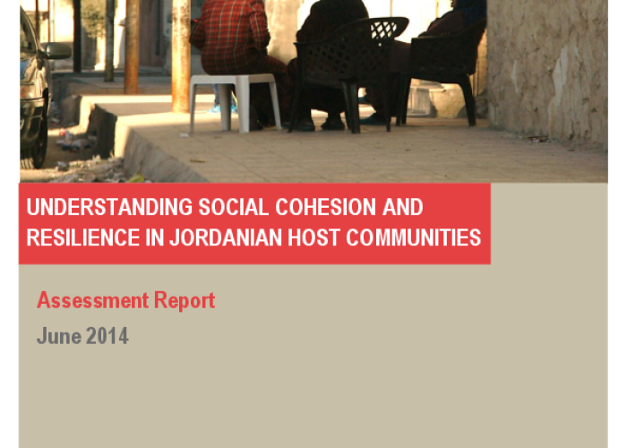 Understanding Social Cohesion and Resilience in Jordanian Host Communities PDF file screenshot
