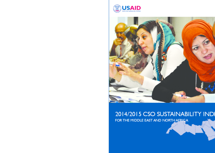 The 2014/2015 Civil Society Organization Sustainability Index for the Middle East and North Africa PDF file screenshot
