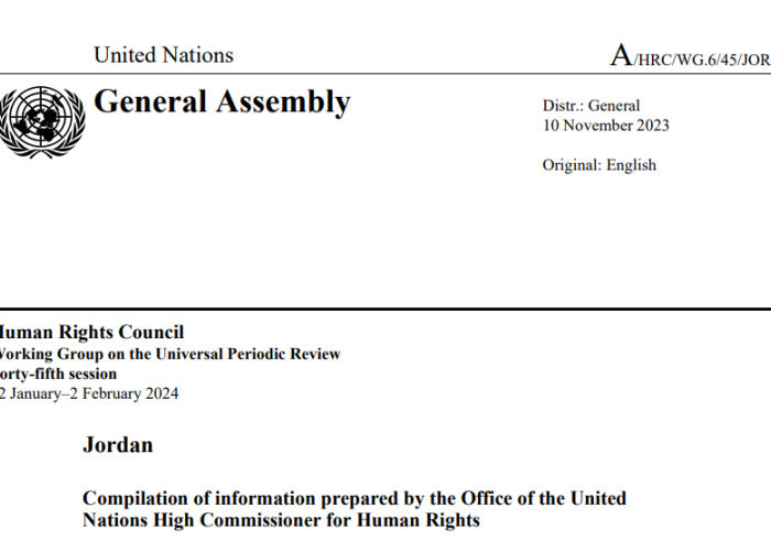 Compilation of information prepared by the Office of the United  Nations High Commissioner for Human Rights